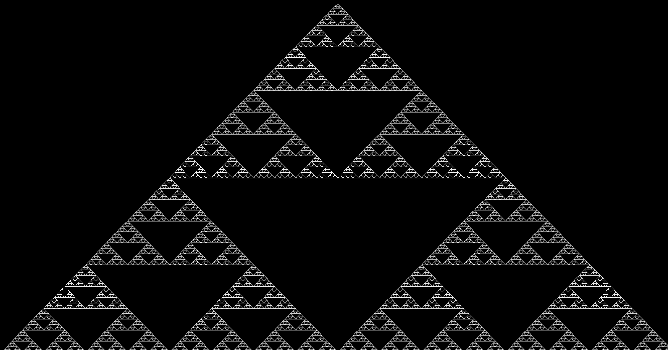 triángulo de Sierpinski