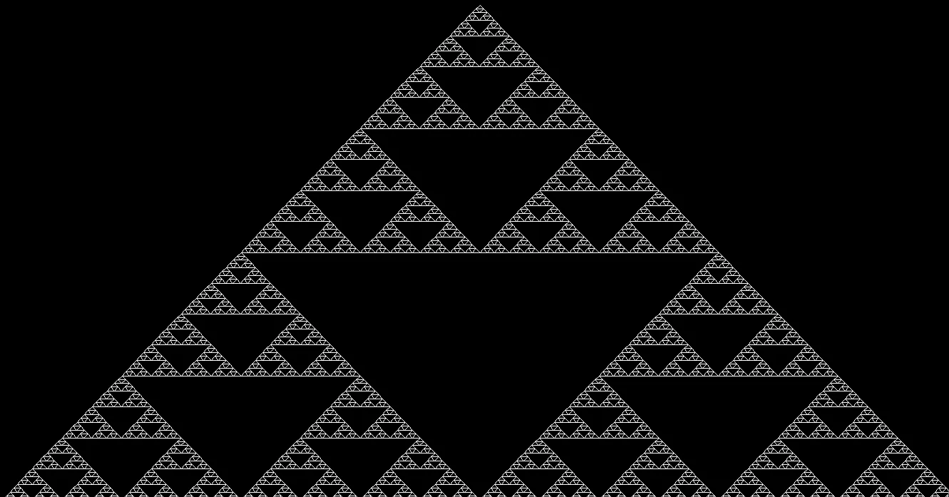 triángulo de Sierpinski