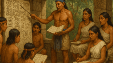 la educación de los mayas