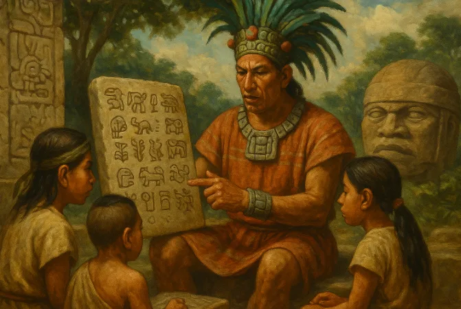 educación de los olmecas